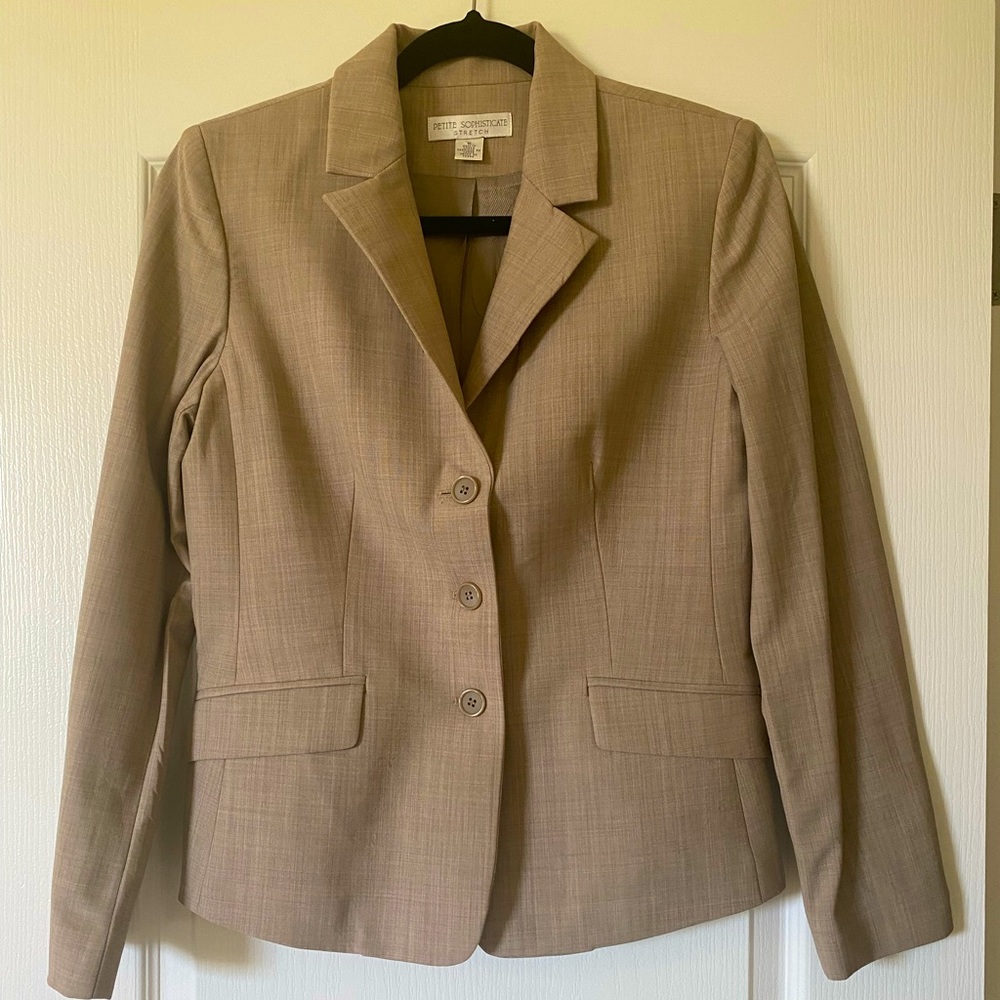 Tan blazer